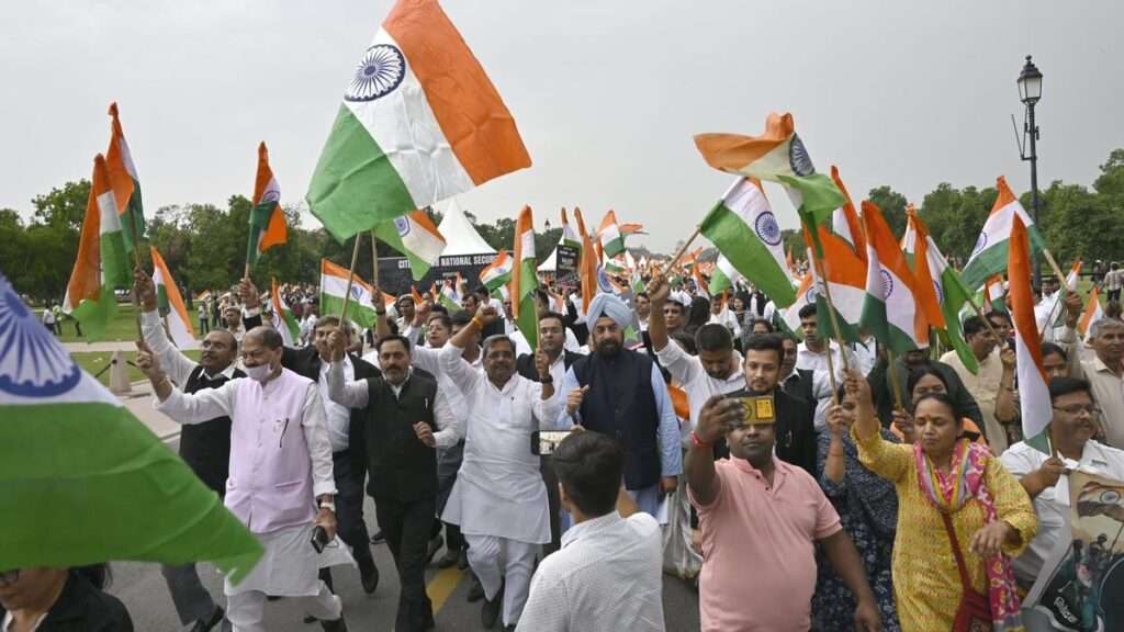 BJP tiranga yatra