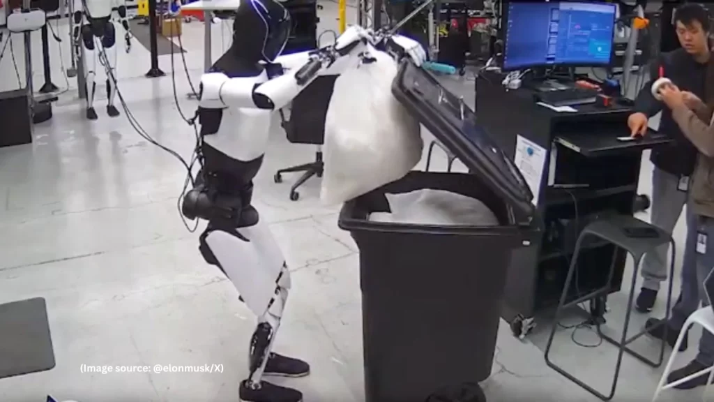 Elon Musk robot video