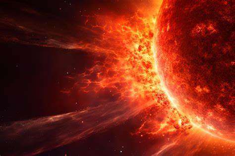 Solar eruption 2025