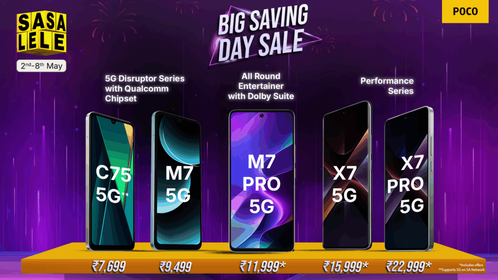 POCO BIG SAVING DAY SALE.