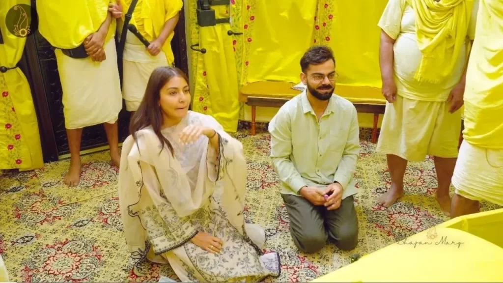 Virushka vrindavan visit