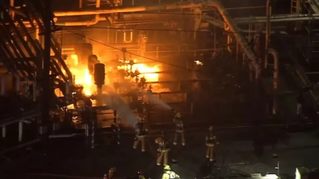 Visakhapatnam Steel Plant fire