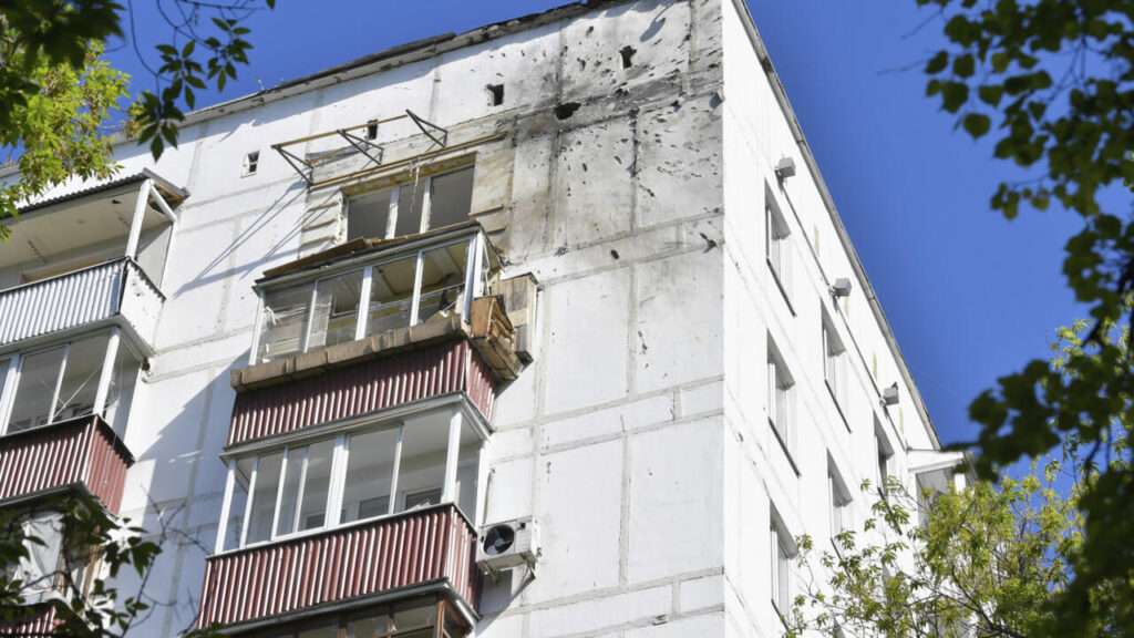 Ukraine drone strike