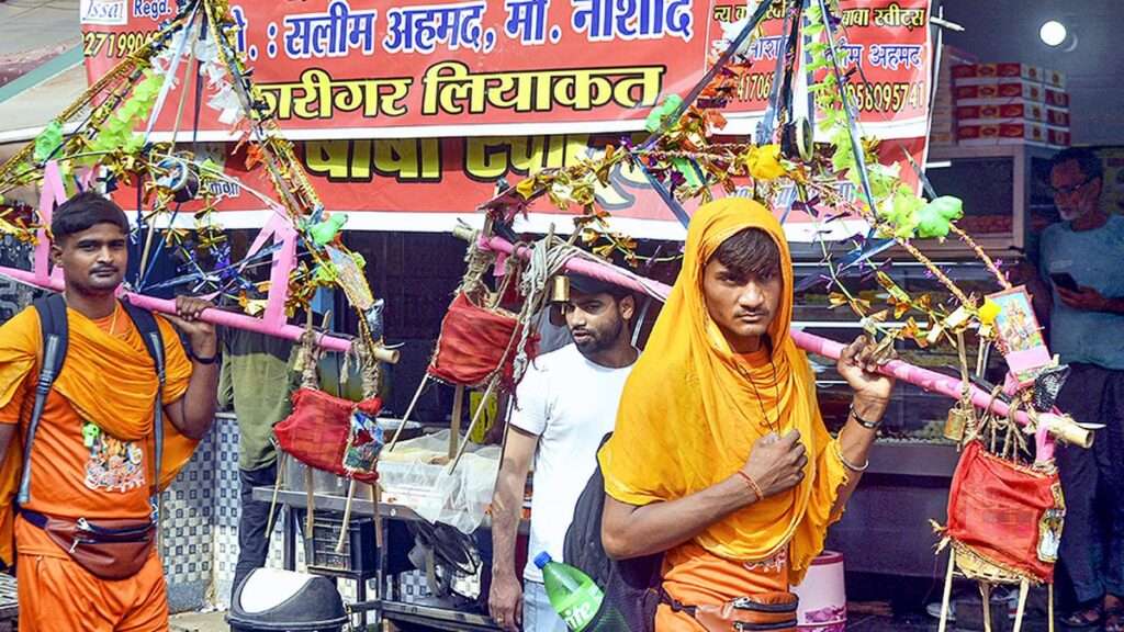 Shopkeepers ordered to display names during Kanwar Yatra 2025