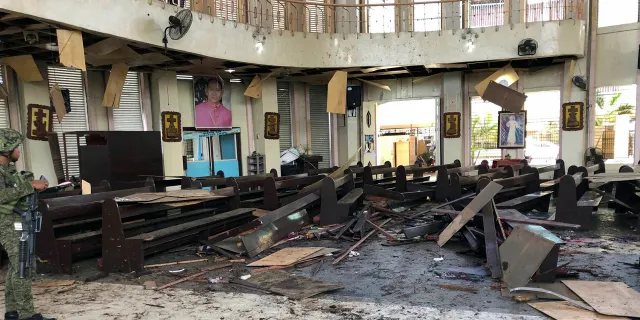 ISIS-linked bombing during church service in Syria kills 22, leaves dozens injured.