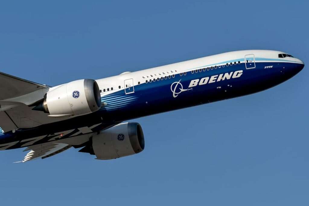 Boeing stock drop