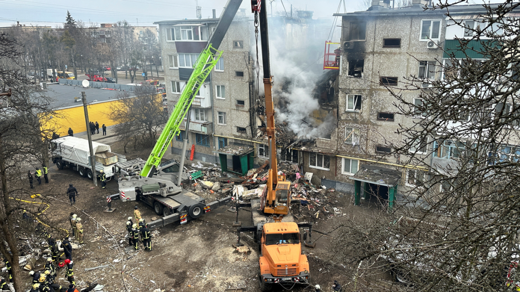 Russian drone strike