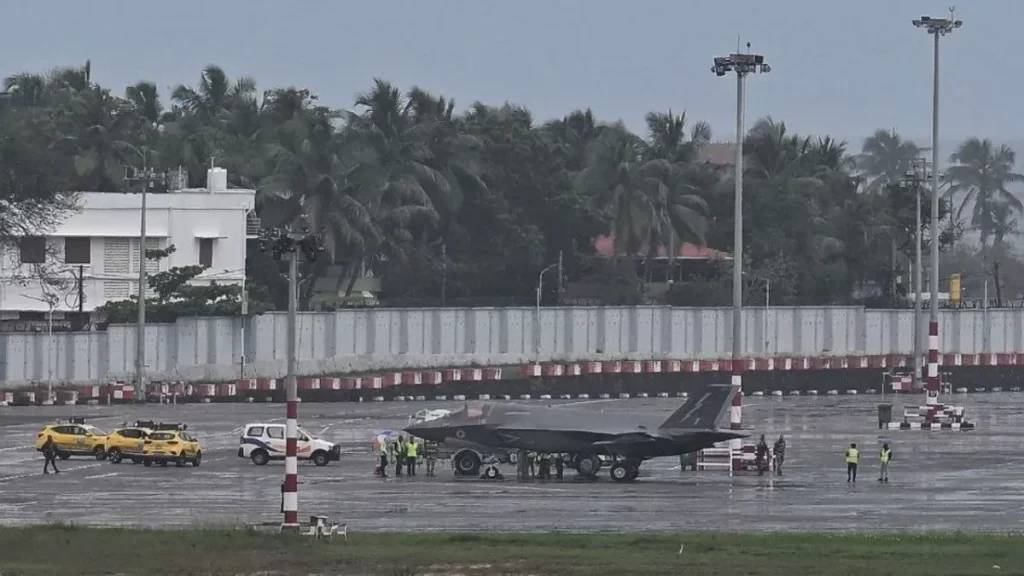 British fighter jet emergency landing