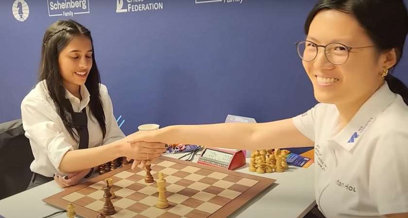 Divya Deshmukh beats Hou Yifan