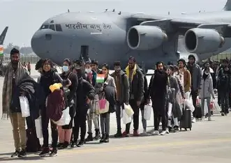 Indian Air Force aircraft on standby for student evacuation operation