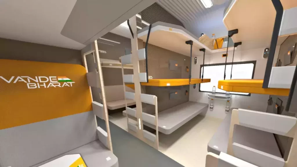 Vande Bharat sleeper coach model by Indian Railways
