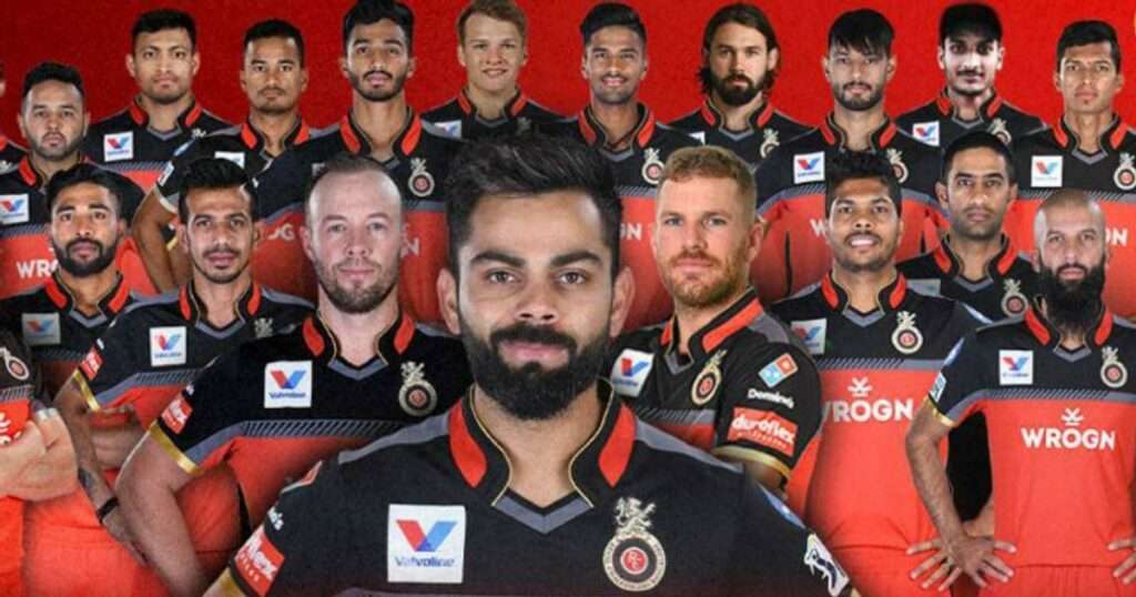 RCB team huddling during IPL 2024 amid Diageo stake sale reports.