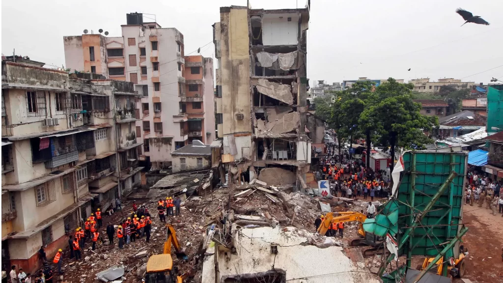 Delhi building collapse