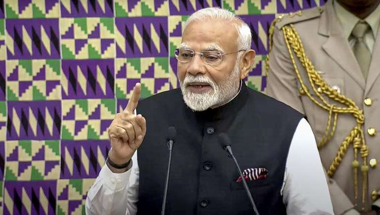 PM Modi in Ghana vows strong India will support Global South and global stability.