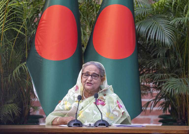 Bangladesh PM Sheikh Hasina jailed for 6 months over contempt charges.