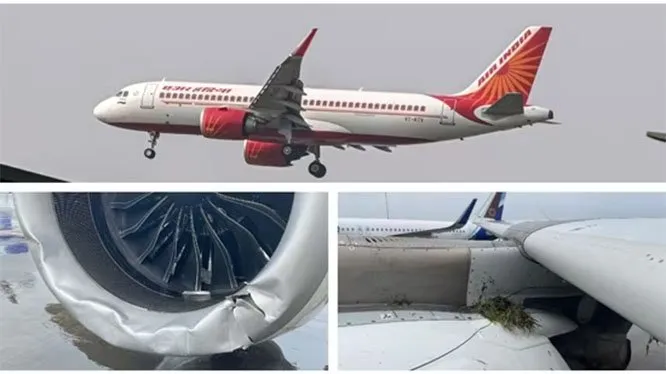 AIR INDIA SKIDS OFF