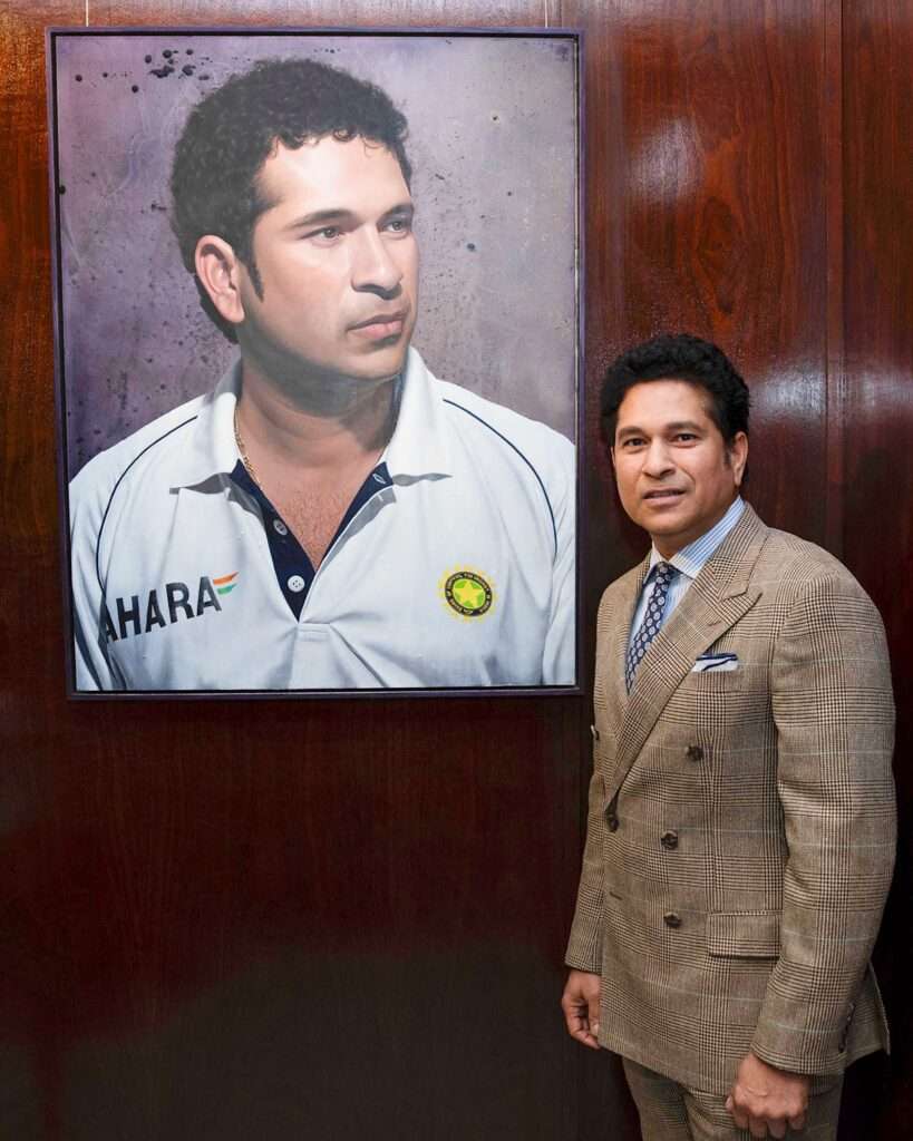 Sachin Tendulkar Lord’s portrait