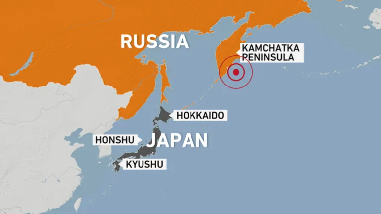 Russia Japan earthquake