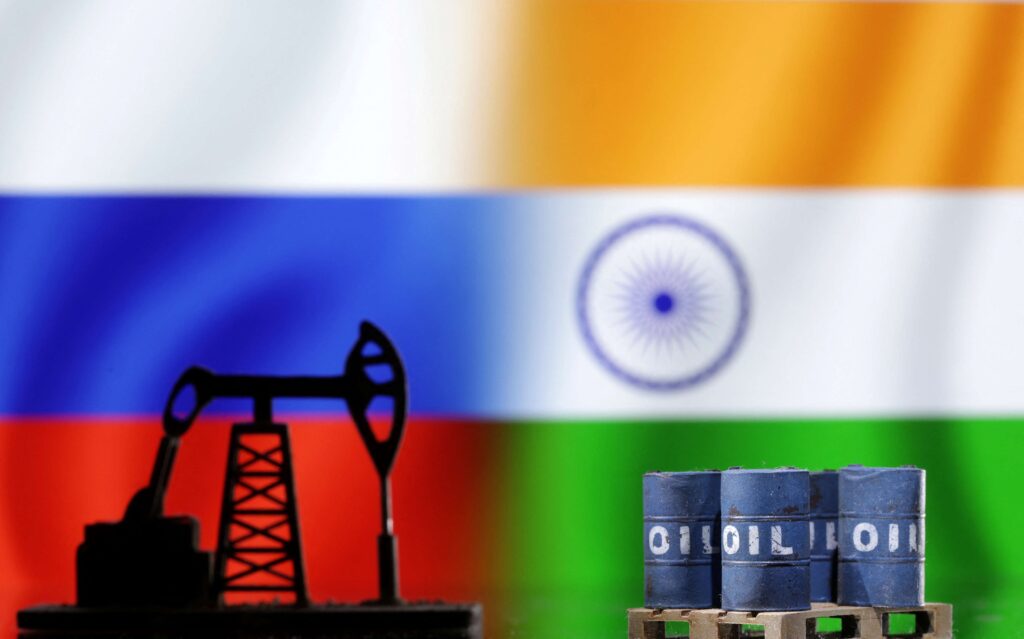 US considers 500% tariff on India over Russian oil trade.