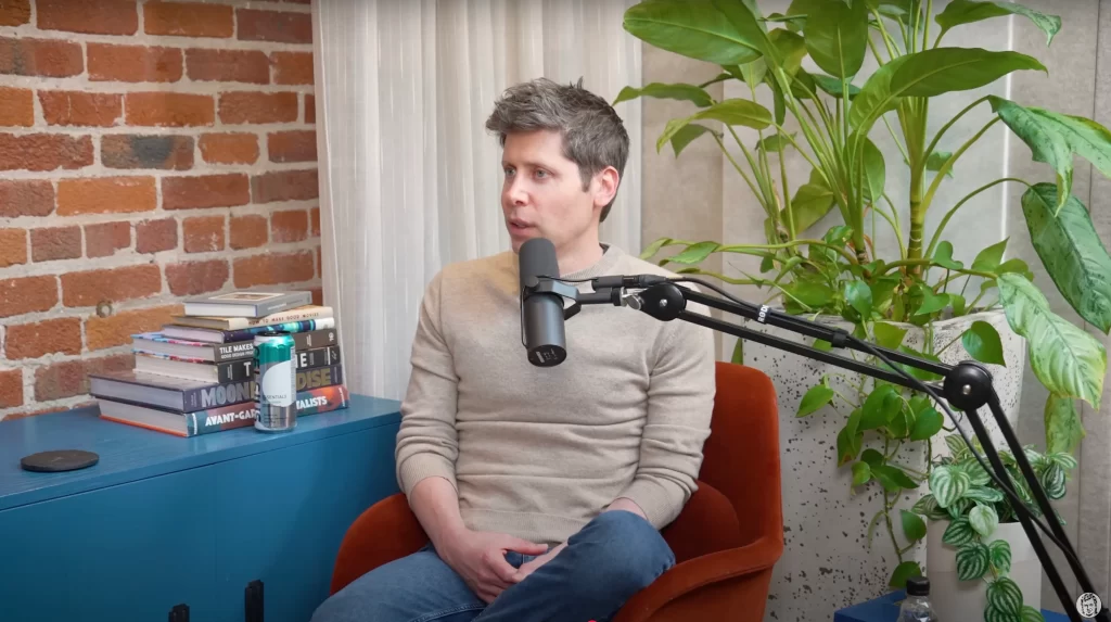 Sam Altman warning about chatgpt