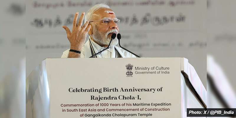 PM Modi Chola Tribute