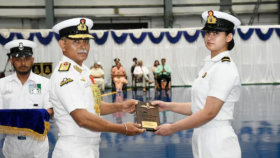 Indian Navy first woman fighter pilot