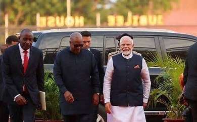 India and Ghana strengthen ties in defence, food security, and vaccine collaboration.