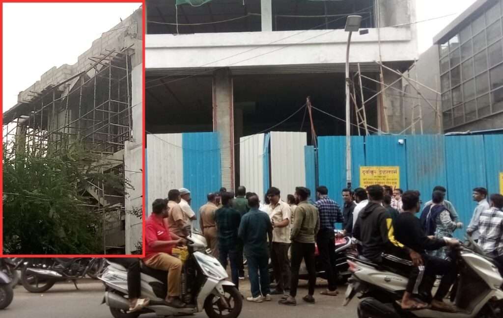 Camp area building collapse