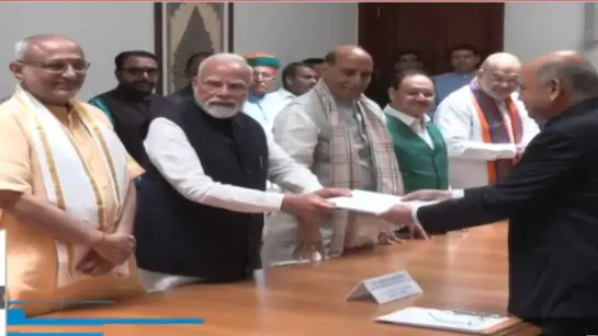 Radhakrishnan files VP nomination”