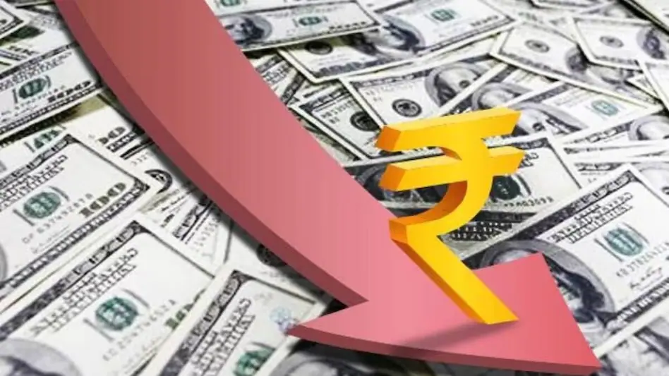 Indian Rupee falls record low