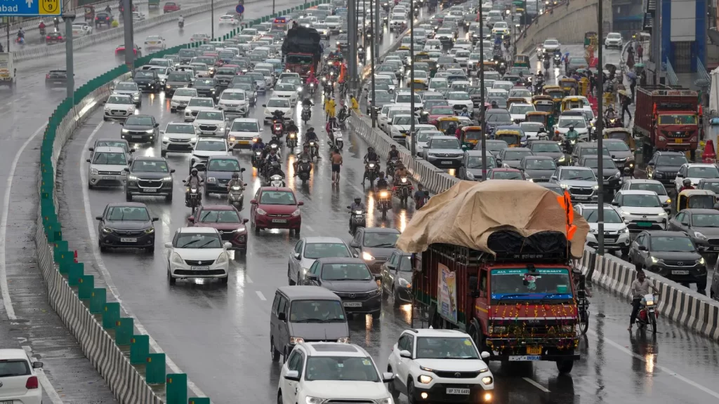 Orange alert Delhi rains