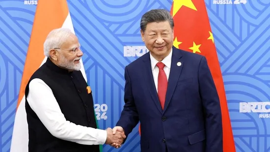 Modi meeting Xi Jinping