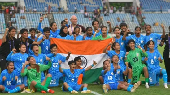 India U-20 football victory