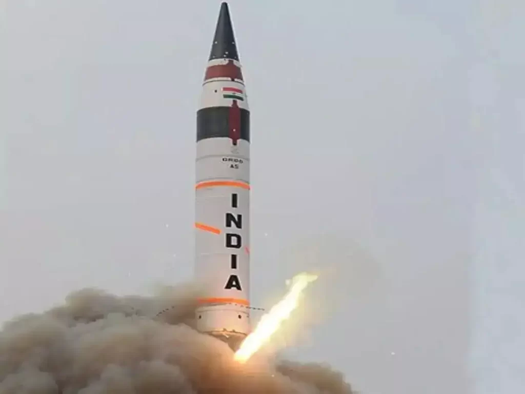 Agni-5 missile test launch