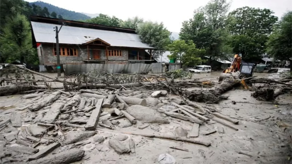 cloudburst in kashmir