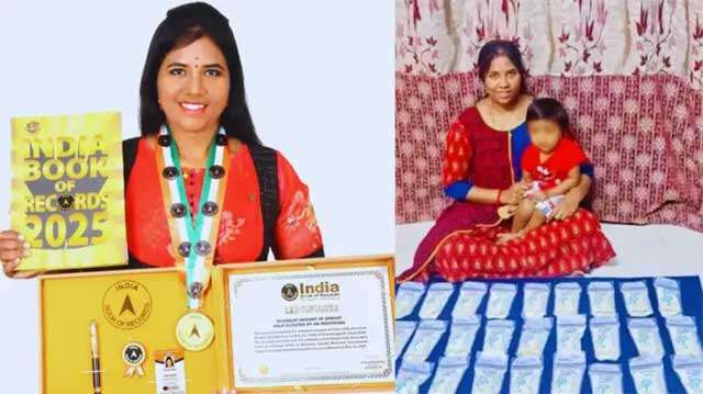 Record-breaking breast milk donation