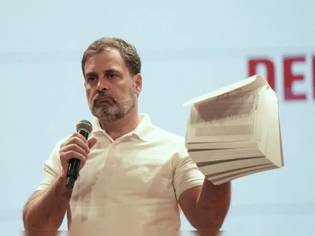 Rahul Gandhi vote theft