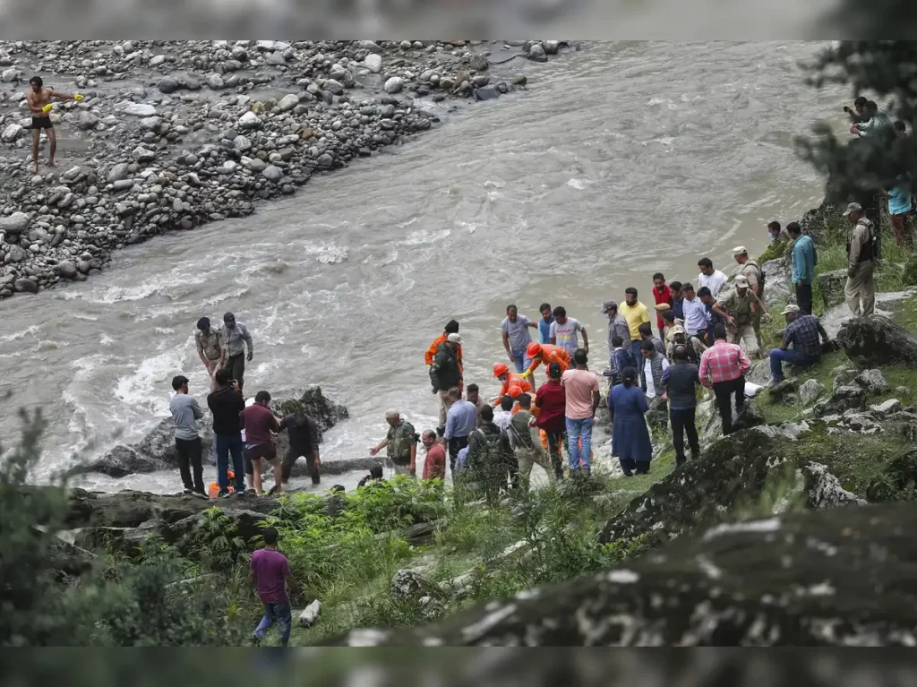Flooded streets in Mumbai