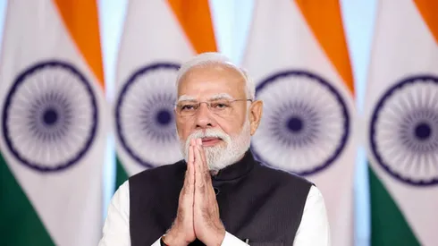 PM Modi at UNGA podium