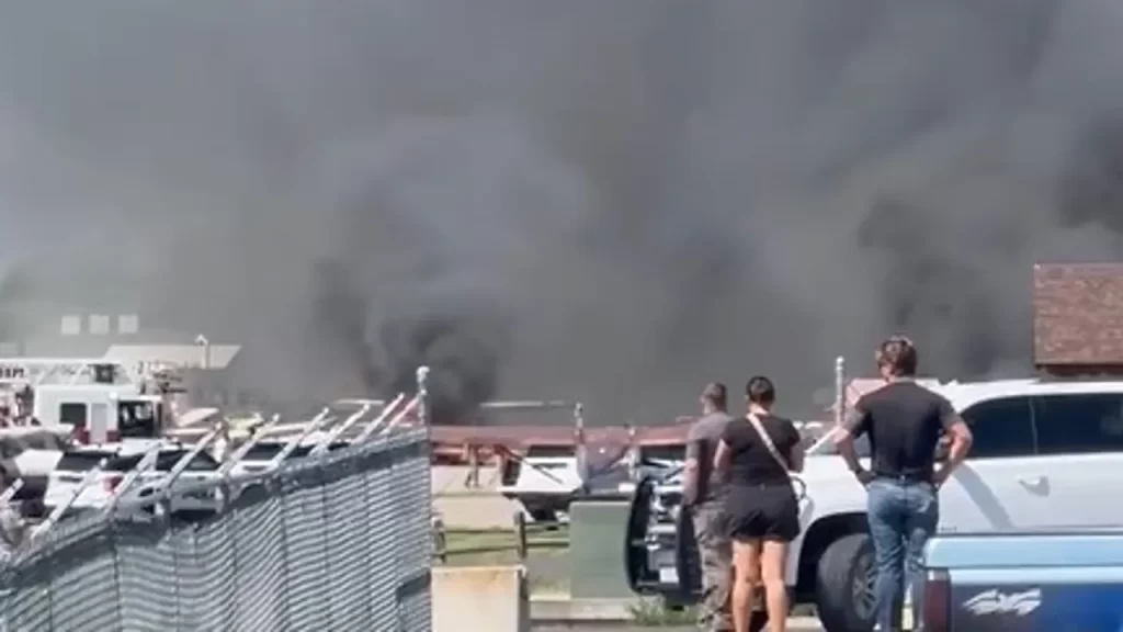 Fiery small plane crash Montana