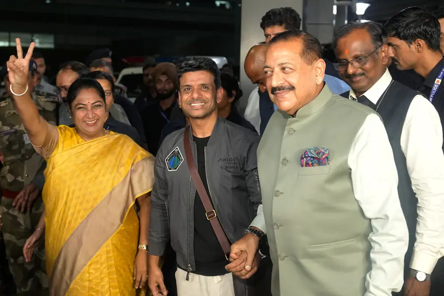 Astronaut Shubhanshu Shukla returns