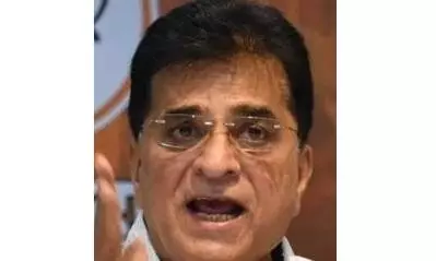 Kirit Somaiya addresses media