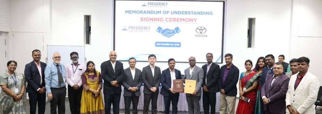 Toyota Kirloskar Motor Signs MoU
