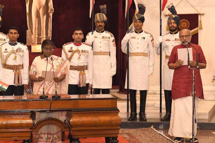 Radhakrishnan Takes Vice President Oath
