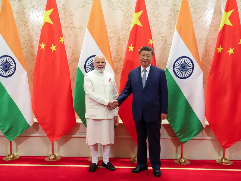 Modi meets Putin and Xi