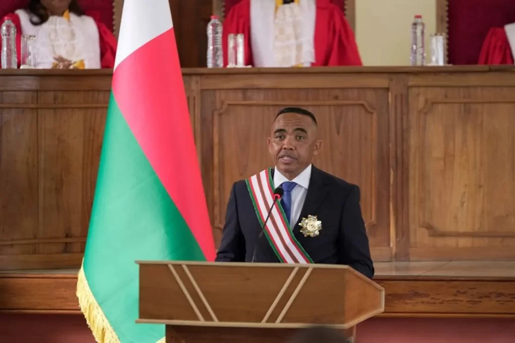 Madagascar president sworn in