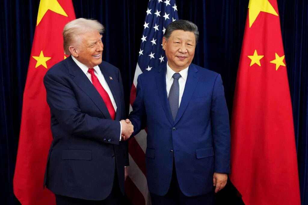 Trump Xi Busan summit meeting