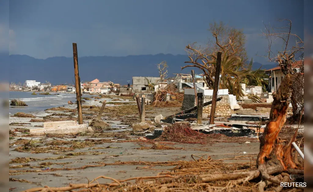 Widespread hurricane destruction in Caribbean