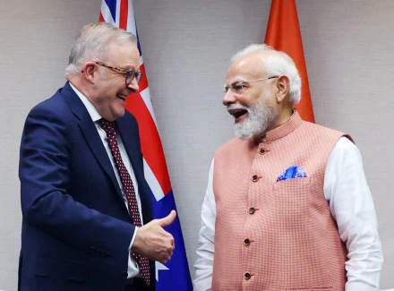 Modi and Albanese meeting