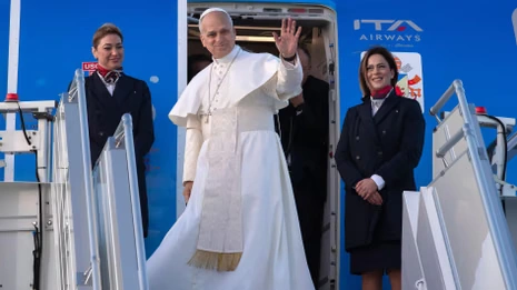 Pope Leo addresses Turkey audience